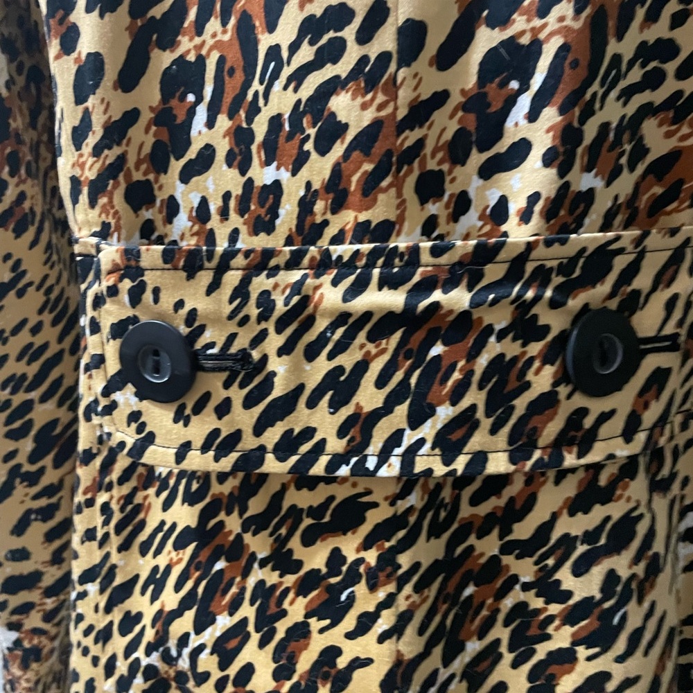 Women’s Coat, WorthingtonStretch, Animal Print, Size: Medium, Beige/Brown/Black - Picture 5 of 8